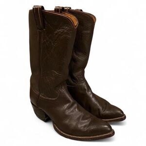 Tony Lama Brown Leather Boots